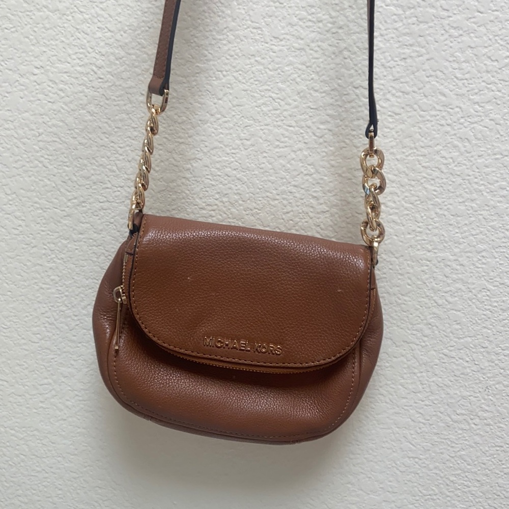 Michael Kors brown leather purse